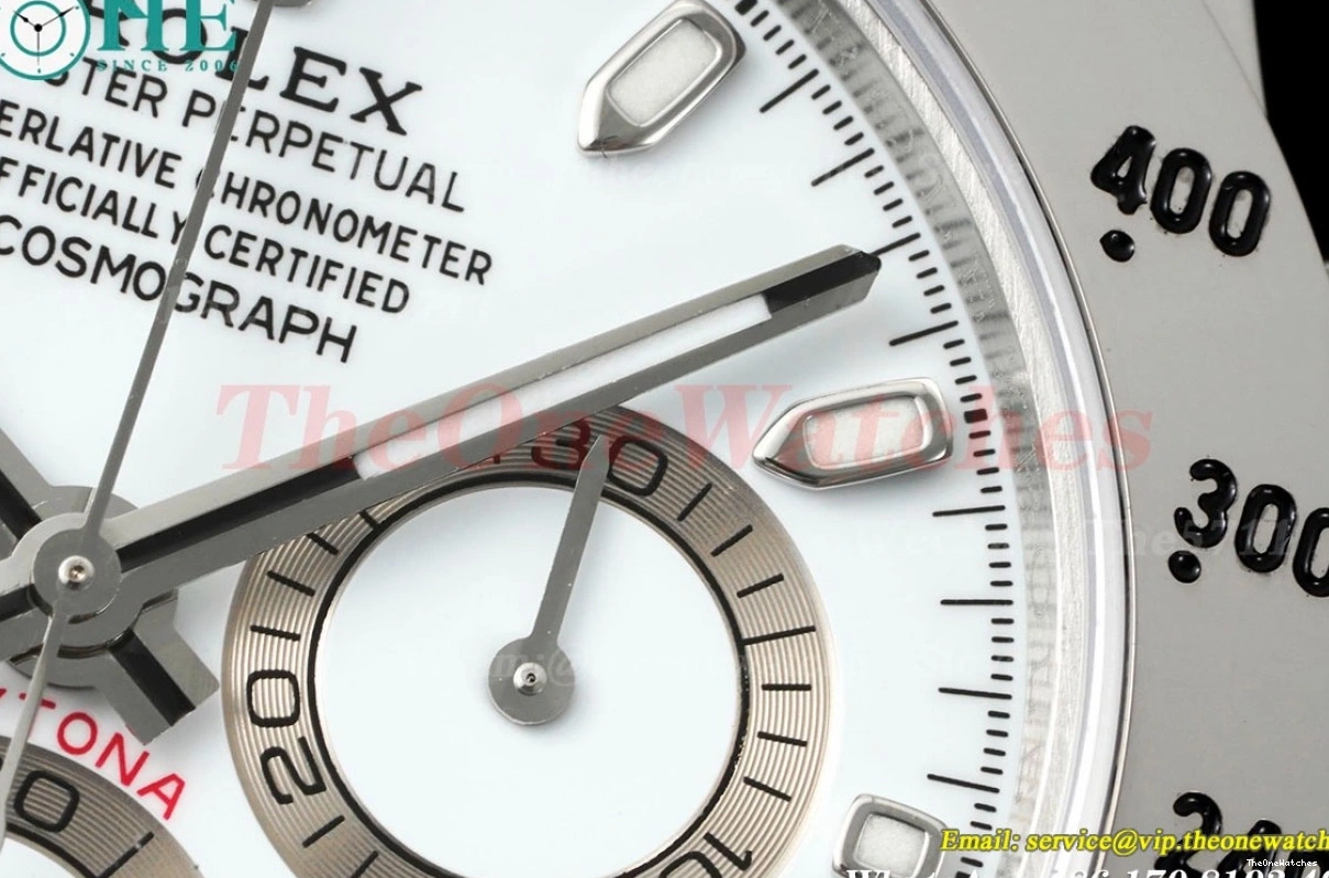 SS White WF Dial Daytona A7750 316L 116520 SS 0424